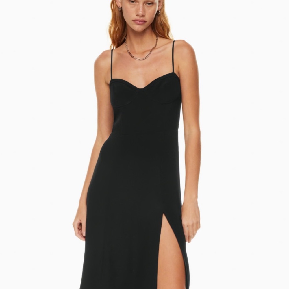 Aritzia Wilfred midi corset dress
